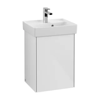 Villeroy & Boch Collaro Waschtischunterschrank C00501DH 41x54,6x34,4cm, mit LED-Beleuchtung, Glossy White