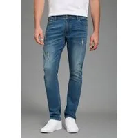 Bruno Banani Slim-fit-Jeans Grady schmale Beinweite, niedrige Leibhöhe, figurbetonte Silhouette
