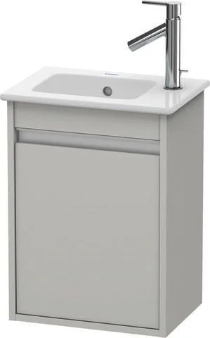Duravit Ketho Waschtischunterbau wandhängend Betongrau Matt 400x285x550 mm - KT6417L0707 KT6417L0707