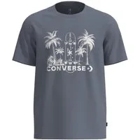 Converse T-Shirt Kurzarm, für Erwachsene, in den Größen S bis XXL, aus Baumwolle