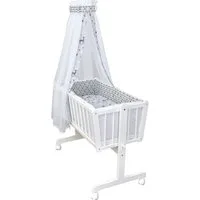 Baby-Delux Babybettwäsche Baby Wiegenset, Textilien, 6 teilig, Wiegenset 6-tlg. für Babywiege 90x40 (ohne Wiege) verschiedene Designs