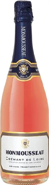 Monmousseau. Monmousseau Cremant de Loire Rose brut Methode Traditione