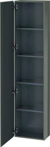 Duravit L-Cube Hochschrank Flanell Grau Hochglanz 400x243x1760 mm - LC1170L8989 LC1170L8989
