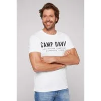 CAMP DAVID T-Shirt mit Logo-Print auf der Vorderseite