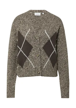 comma - Strickjacke braun - Gr. - 42