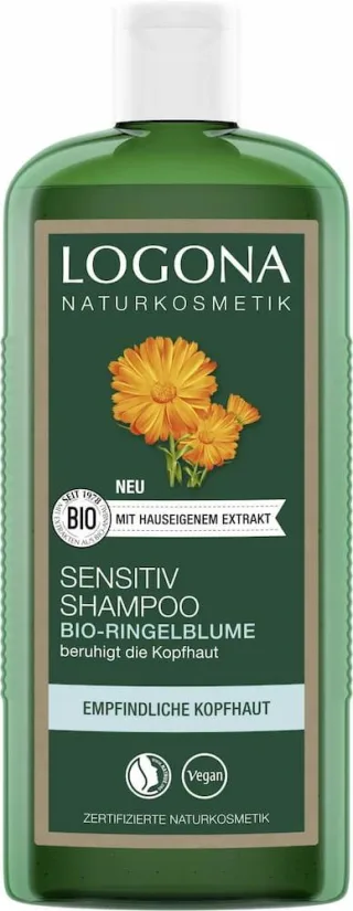 Logona Sensitiv Shampoo Bio-Ringelblume | 250 ml | für empfindliche Kopfhaut | vegan