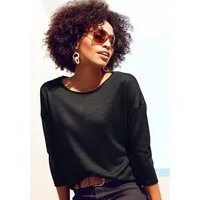 LASCANA 3/4-Arm-Shirt aus sommerlichem Strick aus luftiger Qualität mit Viskose