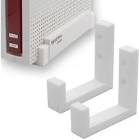 TSB Werk Modem 2x Wandhalterung FRITZ!Box 6690 / 6590 / 6591 AVM, Fritzbox, Halter, Wandhaken, Set