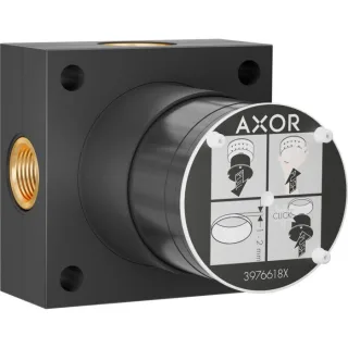 hansgrohe Axor ShowerSphere Grundkörper 39766180 Rp 1/2, für Kopfbrause 2jet, mit Deckenanschluss