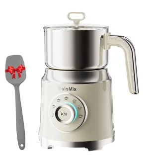 [EU Direct] BioloMix BMF201 600W 7-in-1 Electric Milk Frother Automatic Foamer for Coffee Cappuccino Latte Hot and Cold