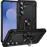 CoolGadget Handyhülle Armor Shield Case für Samsung Galaxy S25 FE 6,7 Zoll, Outdoor Cover mit Magnet Ringhalterung Hülle für Samsung S25 FE