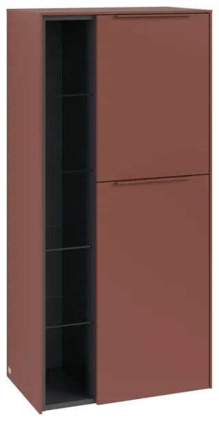 Villeroy & Boch Mittelschrank Subway 3.0 C59902 574x1200x362mm 2 Türen A:re Wine Red C59902AH