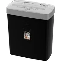 ADLER EUROPE Aktenvernichter AD 1037 P-4 Dokumentenschredder, für Papier, Kreditkarten und CD/DVDs, 6 Blatt, 13 Liter