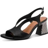 Tamaris Sandalette Partyschuh, Businessschuh mit raffinierter Absatzgestaltung