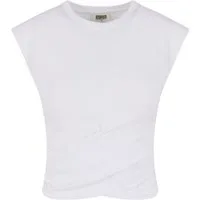 URBAN CLASSICS T-Shirt Urban Classics Ladies Cropped Wrapped Top (1-tlg)