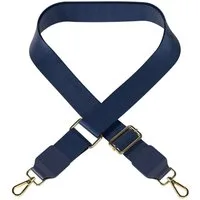 EAZY CASE Schulterriemen Schultergurte für Taschen unifarbend Body Bag Riemchen Wechselband Ersatzgurt mit Karabiner Verschluss Blau
