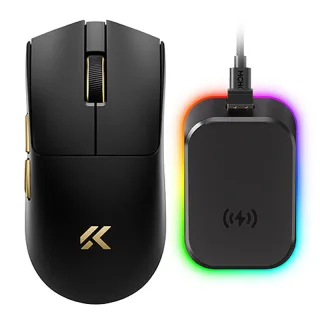 MCHOSE K7 V2 Ultra+ Tri-mode Gaming Mouse PAW3955 TI Sensor 50000DPI Dual 8K Return Rate 2.4G/Wired/bluetooth 59g Lightw