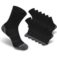 Skechers Arbeitssocken Socken Herren 43-46 Multi Pack mit Mesh Belüftungstechnologie (6er und 12er Pack) Robustes Material und bequemer Tragekomfort - Fußgewölbe-Unterstützung