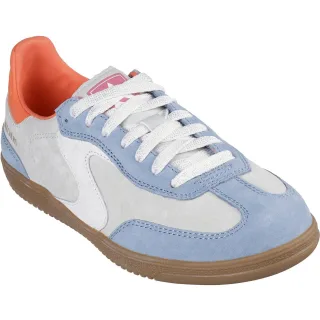 Skechers Hotshot For The Win Ledersneaker für Damen in Hellblau/Mehrfarbig