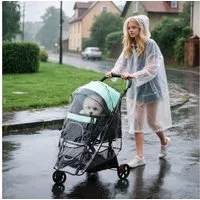 PawHut Hundebuggy Hundewagen 2 in 1 klappbar Katzenbuggy, (Haustierwagen, 1-tlg), für Hunde & Katzen bis 10 kg, Grün