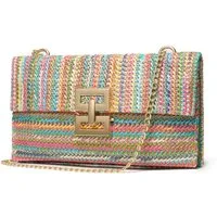 nsihing Umhängetasche Strohtasche Damen 2-in-1 Clutch & Umhängetasche Boho, Sommer Strand Tasche, Raffia, Leicht & Stilvoll