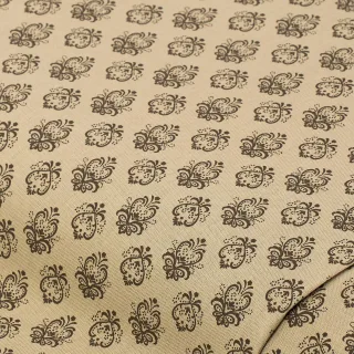 Baumwoll-Trachtenstoff "Mini-Ornamente", beige-color