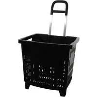 GERSO Einkaufskorb Einkaufstrolley Einkaufskorb m. Rollen 55L, 55 l, 0