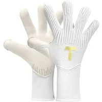 T1TAN Torwarthandschuhe Erwachsene Rebel White-Out mit Fingerschutz