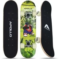 Apollo Skateboard Kinderskateboard 24" Kinder, Longboard, ABEC 3 und Aluminium Achsen