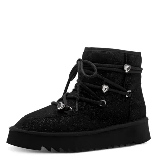 Tamaris - Da.-Stiefel black glam - Gr. - 38