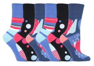 Gentle Grip - 6 Paar Damen Gentle Grip nicht elastische Socken - GG190