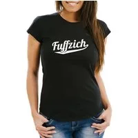MoonWorks Print-Shirt Damen T- Shirt Geburtstag Aufschrift Fuffzich Vierzich lustiges Geschenk für Frauen MoonWorks® mit Print