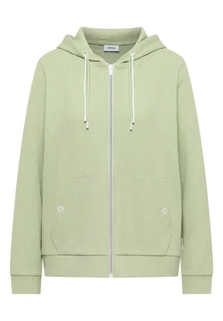 Cecil - Strukturierte Sweatjacke grün - Gr. - L