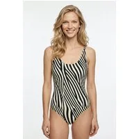 Naturana Badeanzug Riviera mit Zebra-Print