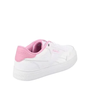 Reebok - "Court Advance Bold" Sneaker für Damen, Leder (Weiß/Pink)