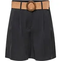 ONLY Shorts ONLIBIZA HW BELT SHORTS PNT Materialmix, regular fit, High Waist