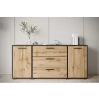 Home affaire Sideboard BOGOTA, moderne Kommode, Schubladenschrank mit verstellbaren Einlegeböden
