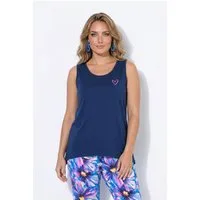 Angel of Style Longtop Longtop A-Linie Herz-Stickerei