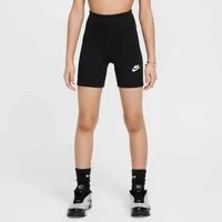 Nike Sportswear Shorts Nike Sportswear Classic Girls' High-Waisted 5" Biker Shorts dickes und zugleich leichtes Material, strapazierfähige Verarbeitung