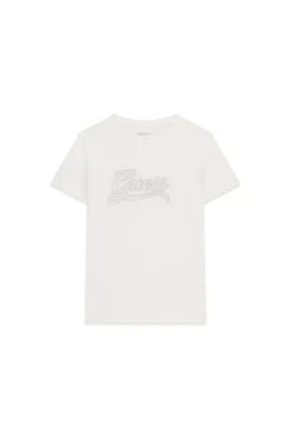 Guess - SS GUESS STUD LOGO EASY TEE Pure White - Gr. - S