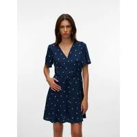 Vero Moda Minikleid VMALBA SS SHORT DRESS WVN NOOS Viskose, slim fit