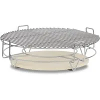 BBQ-Toro Grillerweiterung Kochsystem für Kamado Ø 52 cm, Edelstahl Smokersystem mit 3 Ebenen