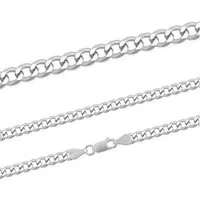 Firetti Kette ohne Anhänger Schmuck Geschenk Silber 925 Halsschmuck Halskette Panzerkette