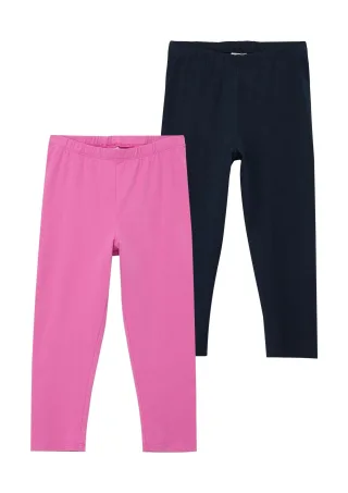 s.Oliver - Leggings blau/pink - Gr. - XL