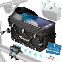 Valkental Rahmentasche Fahrradtasche für Oberrohr, mit Schnellspanner, wasserfest 1,8 L