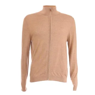 Gant - Strickjacke für Herren, Merinowolle (Sand)