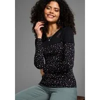 KangaROOS 2-in-1-Langarmshirt Langarm, bedruckt und gemustert, für die Freizeit, aus Baumwolle