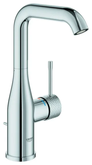 GROHE Einhand-Waschtisch-Batterie Essence 24174_1, L-Size U-Auslauf crafted chrom, 24174PF1 24174PF1