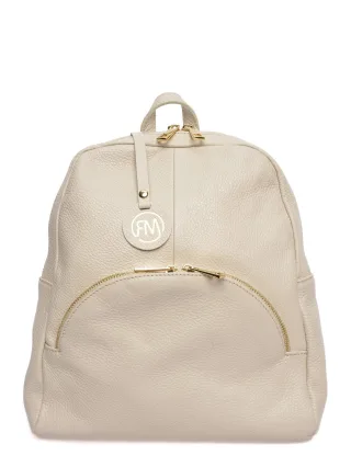 Roberta M Beige Rindsledertasche