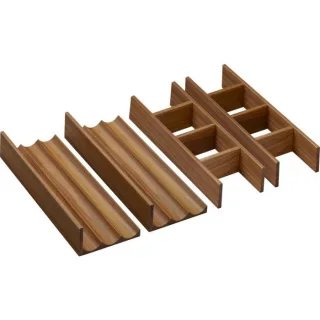 hansgrohe IntraStoris Inneneinteilung 54234630 für Schubkasten, Set, 1180x475/1180x550mm, Nussbaum dunkel